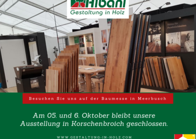 Besuchen Sie uns auf der Baumesse in Meerbusch