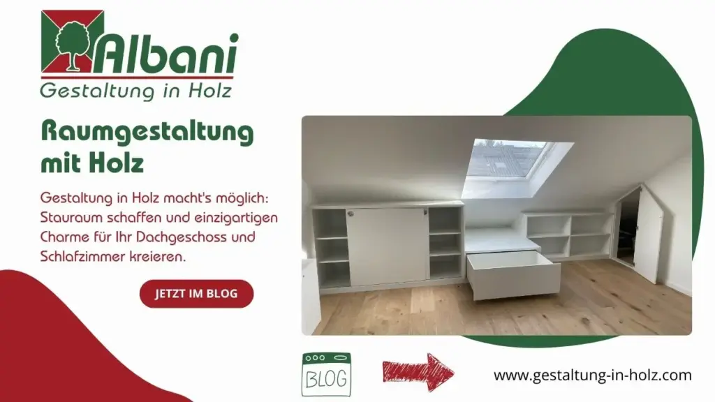 Raumgestaltung mit Holz: Dachgeschoss und Schlafzimmer