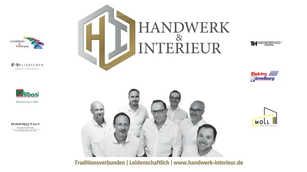 Titelbild von Handwerk & Interieur welches alle Handwerker zeigt